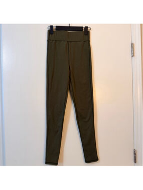 By Egreis Designer Olive Green Leggings – Women's Small (b1)